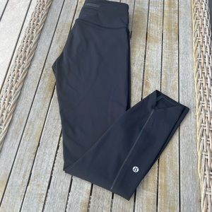 Lululemon vintage leggings , black , size 4